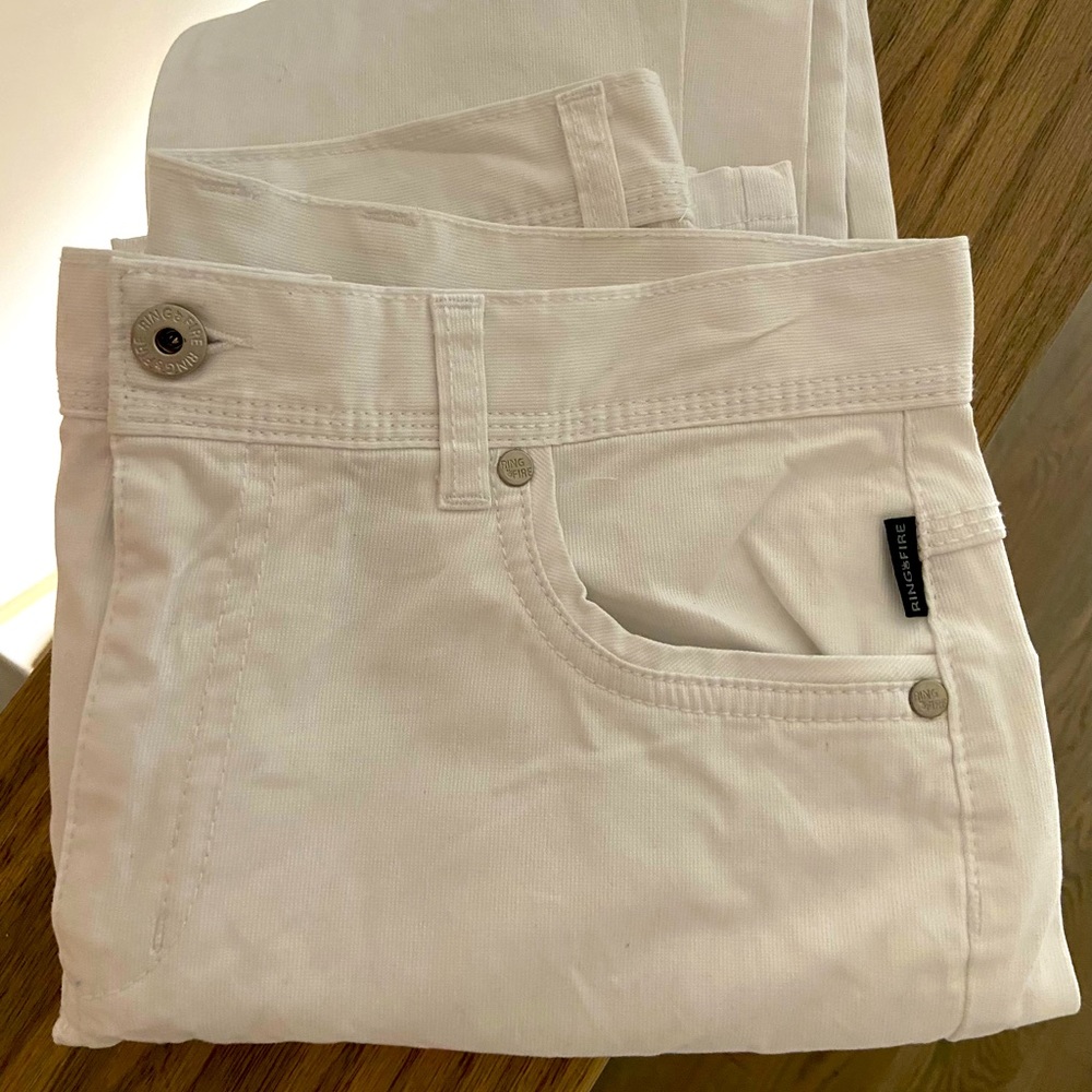 Kids white jeans Sz 16